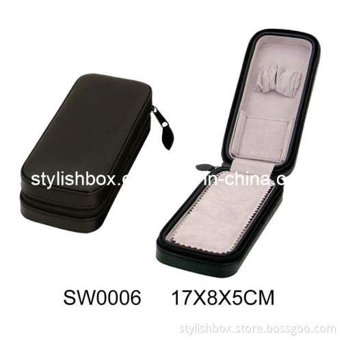 2PCS Compact Travel Watch Box (SW0006)